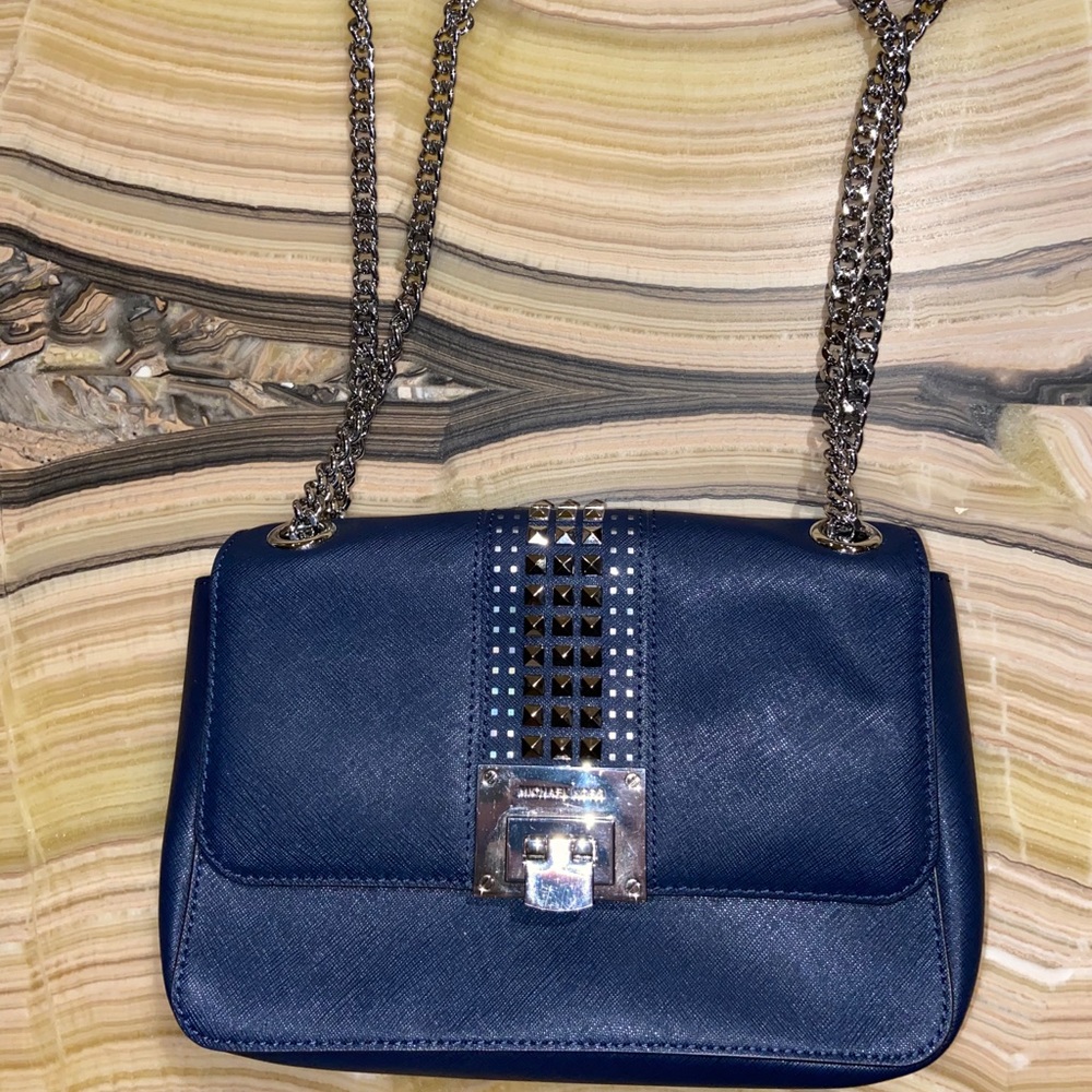 Michael kors studded side bag cross body bag